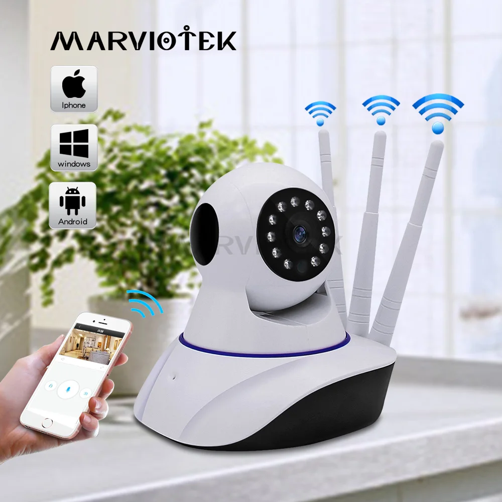 IP камера видеонаблюдения 720P Wi fi 1080P ночное видение|Камеры видеонаблюдения| |