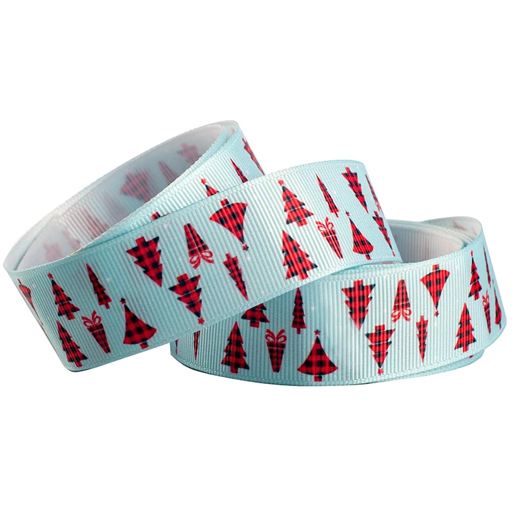 10 ярдов-разные размеры-милая лента ручной работы с рождественским рисунком - Цвет: 1911023