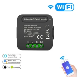 Tuya WiFi Intelligent Switch Module Electrical Appliance Conversion Module 2 Gang Lighting Switch Module Mobilephone APP Control