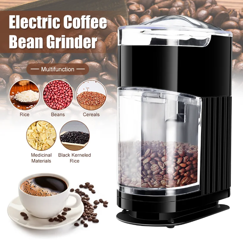 

Electric Coffee Grinder Multifunctional Office Household Electric Coffee Grinder Bean Spice Maker Grinding Machine EU/US Plug