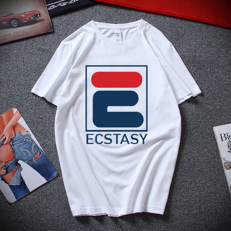 Extasis RAVE Techno 90s Fantasia Dreamscape Camiseta унисекс Todas Las Tallas Футболка с рукавами летние мужские