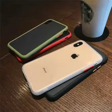 For iPhone 11 Pro Max case Retro Simple colors Phone case silicone cover for coque iPhone 7 7 Plus 6 8 6s Plus X XR xs max case