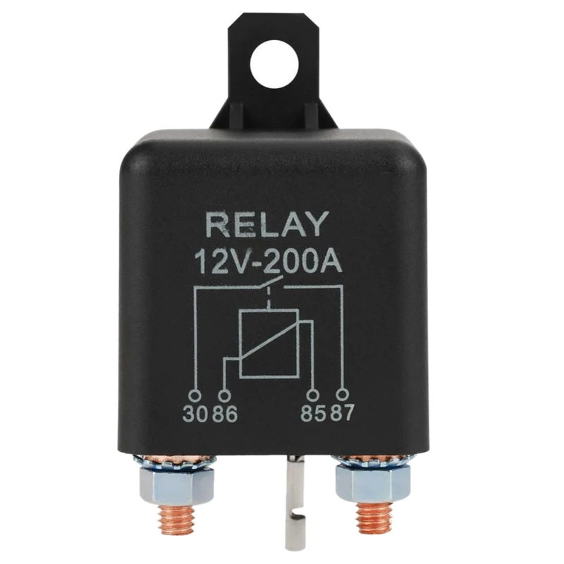 12V 200A Normal Open Heavy Duty Car Truck Starter Relay with Terminals