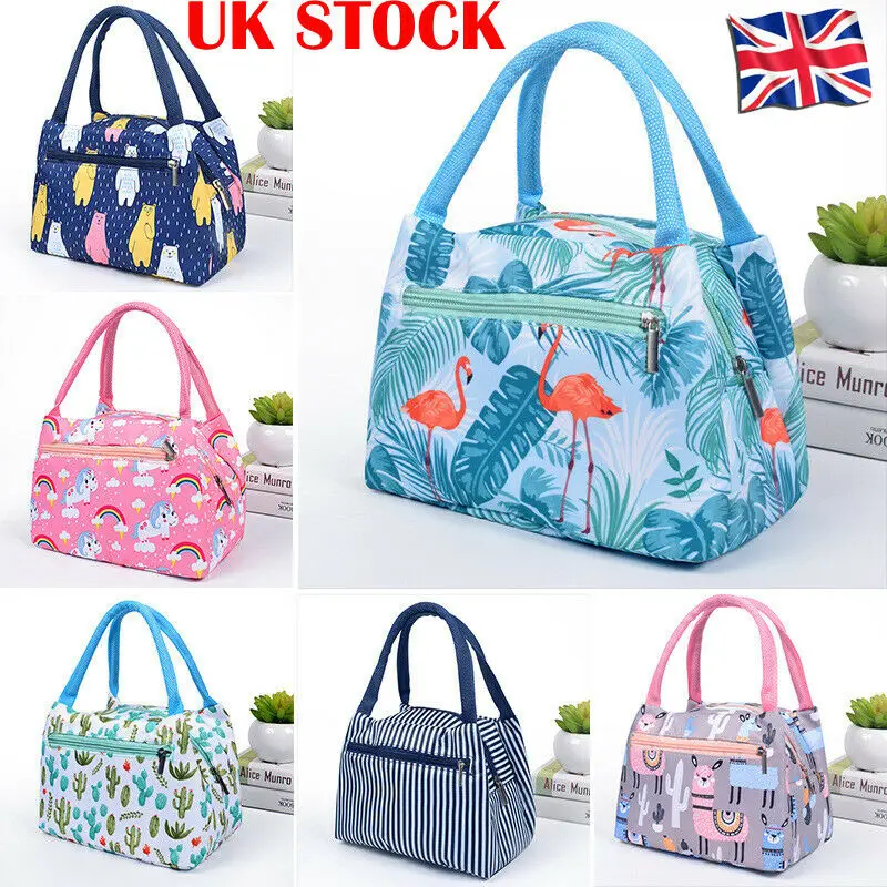 

Portable Thermal Insulation Lunch Bag Pouch Waterproof Cute Food Storage Bags Box Picnic Tote Cooler