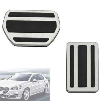 

Gas Fuel Brake Pedal Cover Trim Non-Slip for Peugeot 508 Citroen C5 2012-2014 C6 Car Accessories