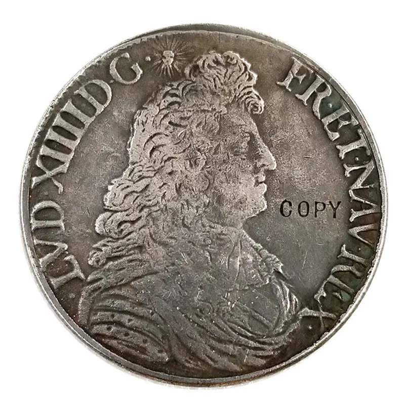 Копия монеты Людовика Христа Франция 1680 | Дом и сад