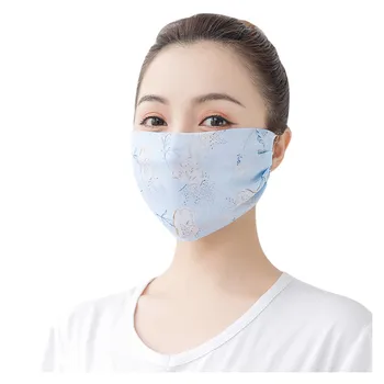 

Adult Face Mask Women Men Breathable Washable and Reusable Filter PM2.5 Filtration Floral Printing Mouth Cover Mascarillas
