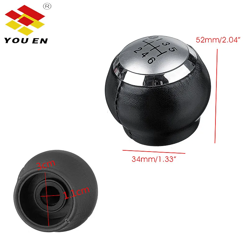 YOUEN 5 6 Speed Shift Knob Cap Cover Lever Stick Pen for Toyota Corolla Verso Auris Yaris RAV4 2007 2008 2009 2010-2013