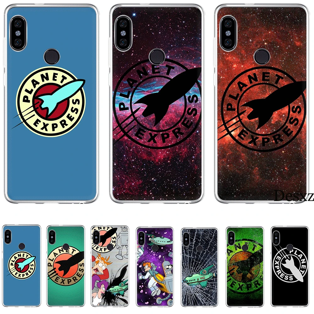 

Mobile Phone Case Tpu For Xiaomi Redmi Note 7 8 Pro 4 Note 4X 5 5A 6 Cover Futurama Planet Express Shell