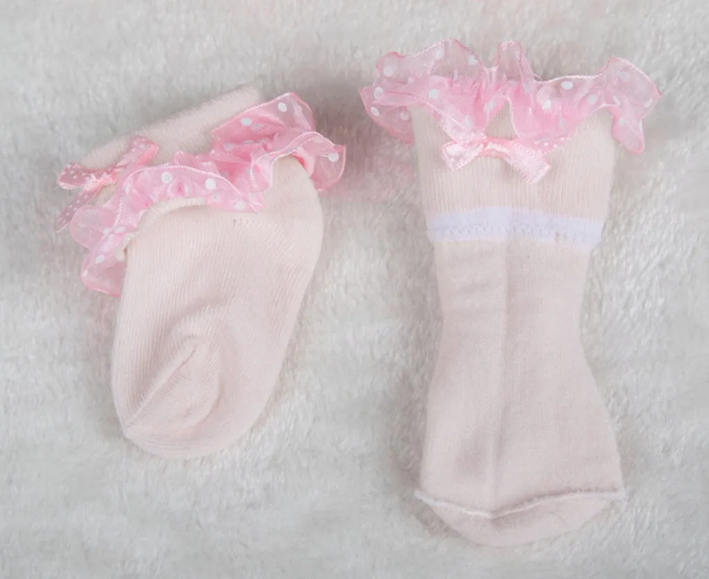 Малыши чесаный Хлопковые короткие носки для маленьких девочек с фатиновой юбкой и бантом, носки с забавными рисунками для новорожденных и малышей, для маленьких девочек зимние носки теплые гольфы носочки для девочки