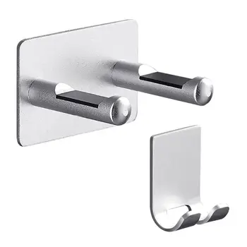 

1Set Bath Aluminium Storage Hanger Wall Mount Hair Dryer Holder Power Cable Hook