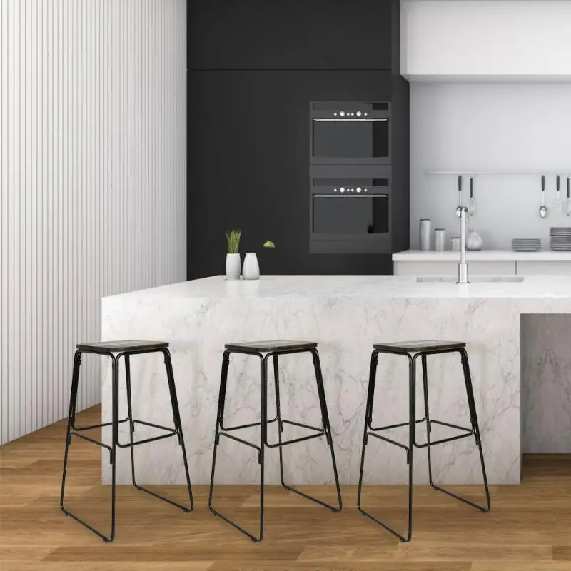 Designer Modern Minimalist Bar Chair Home Comfortable Industrial Style Fashion Durable Iron High Stool Furniture HWC | Мебель