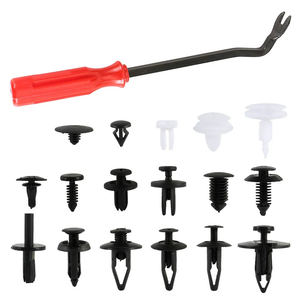 

415PCS/set Mixed Auto Fastener Vehicle Car Bumper Clips Retainer Fastener Rivet Door Panel Fender Liner Universal Fit for Car