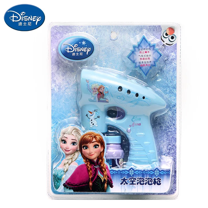 

Douyin Celebrity Style Disney Bubble Machine Children Fully Automatic Watertight Blowing Bubbles Machine Electric Bubble Gun Toy