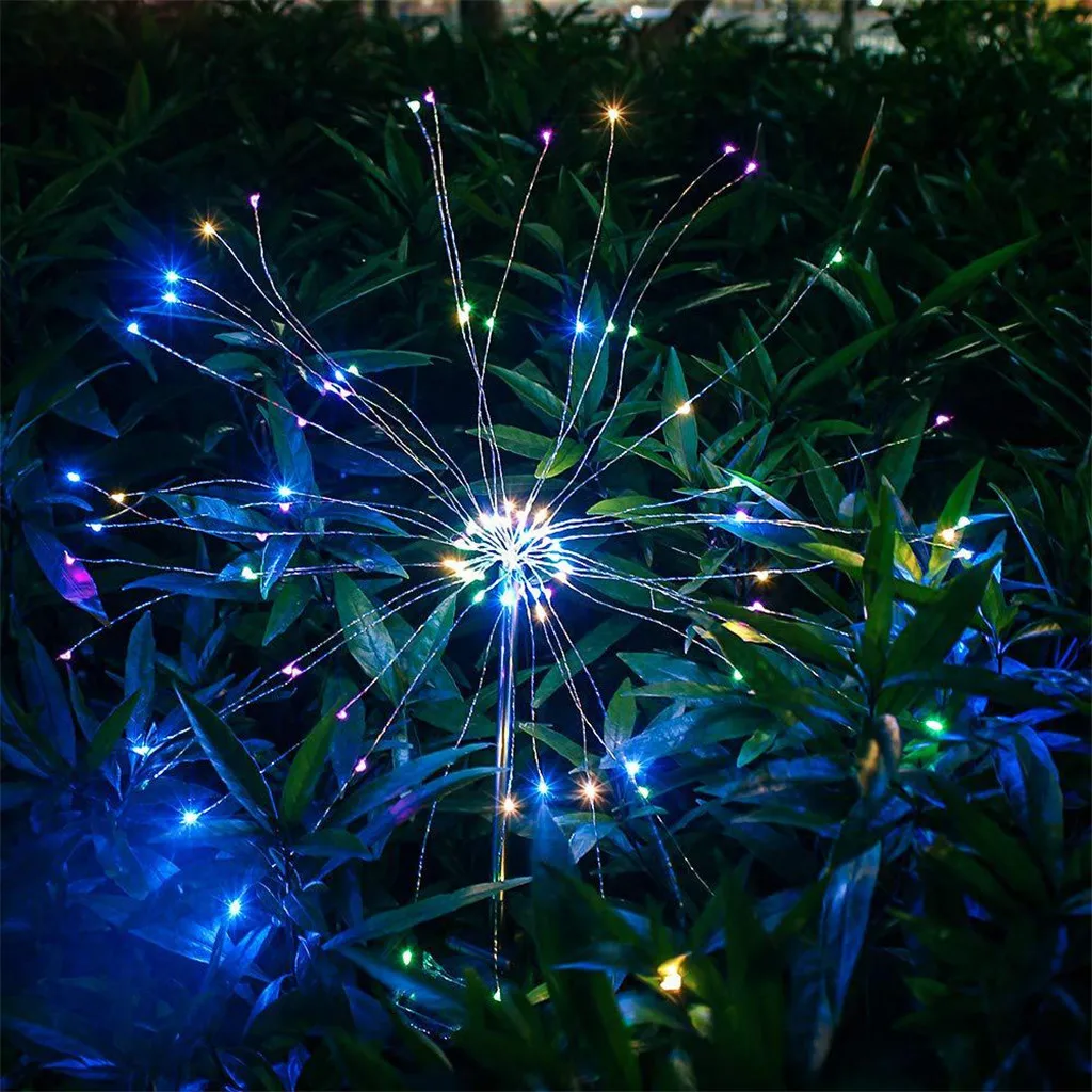 Outdoor Garden Solar Fireworks Starry Lights Into The Pole Lanterns Best Selling 2019 New Drop shipping#G8 | Дом и сад