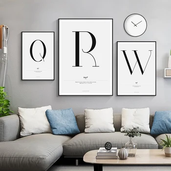 

Canvas Painting Quote Words Letter Pictures For Kids Bedroom Nordic Style Posters and Prints Wall Art for Living Room Decoration