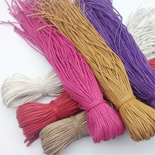 Водонепроницаемые кожаные шнурки, круглый тонкий трос, белые, черные, красные, синие, фиолетовые, коричневые шнурки, высокое качество