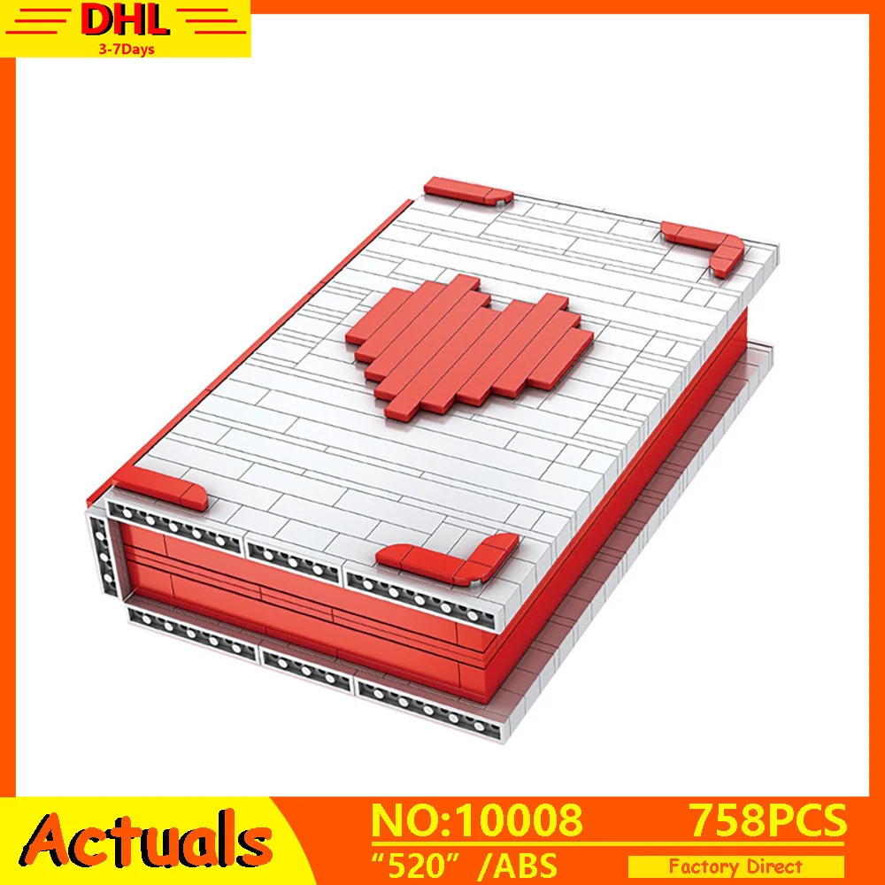 

Compatible Lepining Idea Love 520 Creative Bricks The Romantic Story Book Models Building Blocks Toys Valentine's day Lover Gift