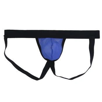 

Fashion Breathable Polyamide mesh Mens Jockstrap Underpants G String Thongs Men Underwear Lingeries 2020 New Arrival