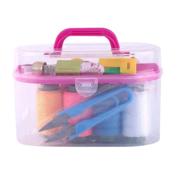 

Portable 10 Types Of Sewing Kit Storage Boxes Storing Needles Home Decorations Sewing Needle Thimble DIY Clothes