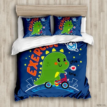 

Cute cartoon simple Bedding Set Lovely Couple Twin Full King Single Double Size Children Duvet Cover Pillow Cases