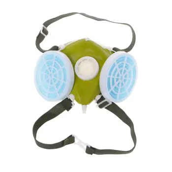 

Double Cartridges Respirator Mask Industrial Gas Chemical Anti-Dust Spray Paint