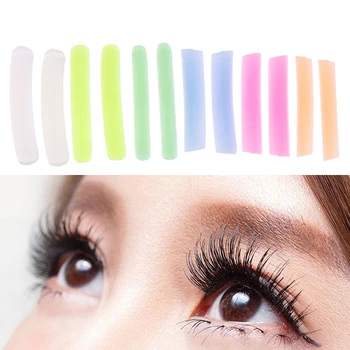 

6pairs/bag Eye Lashes Beauty Tools Reusable Curl Eyelash Patches Lash Perm Rods Lift Stickers Makeup Tools