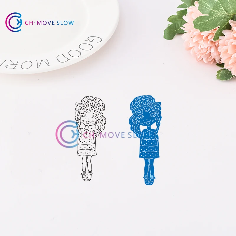 CH Cherished Darling Taylor Stencil Metal Cutting Dies For Scrapbooking Practice Hands-on DIY Album Decor Card Craft | Дом и сад