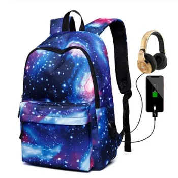 

Women School Backpacks USB Charging Canvas Backpack School Bags for Teenagers Boy Girls Large Capacity Travel Backpack Men Bags