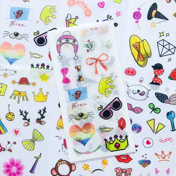 

6 Sheets /Pack Little Princess Accessories Sticker Washi Stickers DIY Phone Hand Account Decor