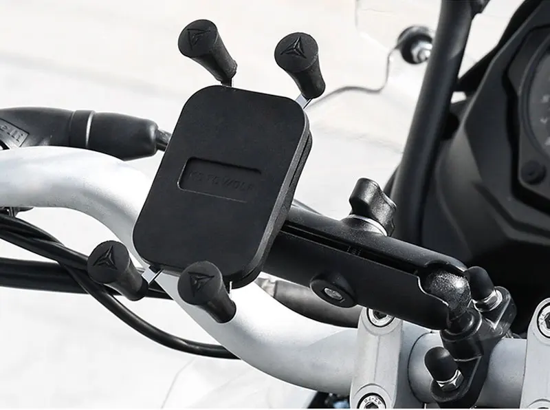 Универсальный алюминиевый держатель для мобильного телефона мотоцикла с USB зарядным устройством, зеркальный руль, подставка для телефона, gps кронштейн для 4-6,5 Дюймов