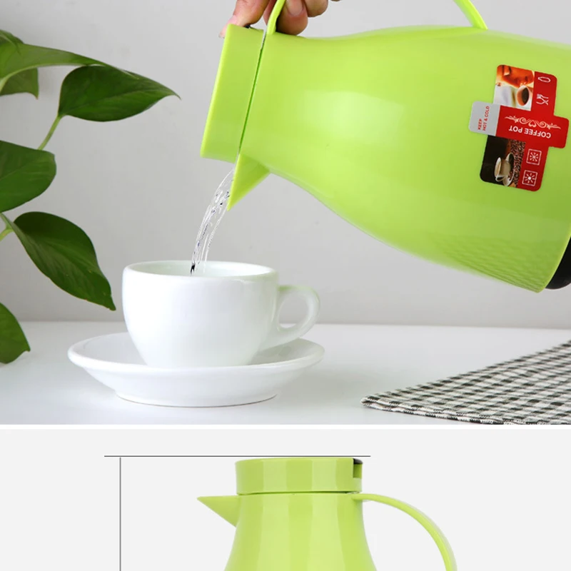 500ml 1000ml Home Outdoor Leak-proof Insulation Kettle Hot Water Bottles Double Wall Glass Vacuum Thermos Jug For Coffee Thermal
