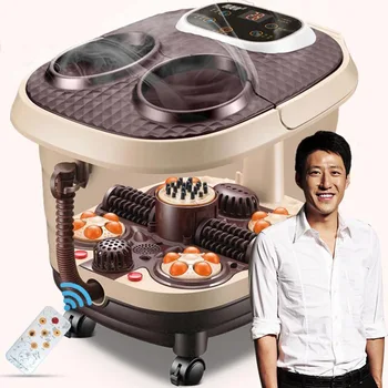 

Electric Foot Bath Tub Full-automatic Foaming Massage Fumigation Heating Constant Temperature Household Foot Bathing Machine