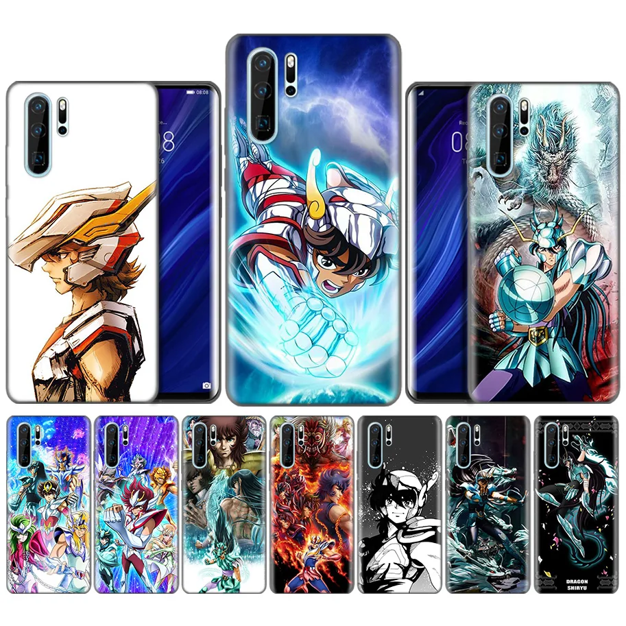 Saint Seiya Shiryu Черный силиконовый чехол с рисунком аниме для Huawei P30 P20 P10 Mate 30 20 10 Lite Pro