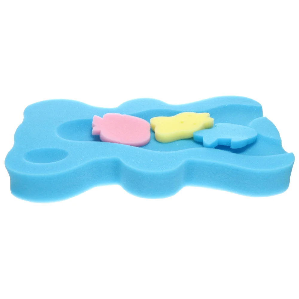1Pc Baby Bath Sponge Mat Infant Bath Cushion Skid Proof Bathing Mat