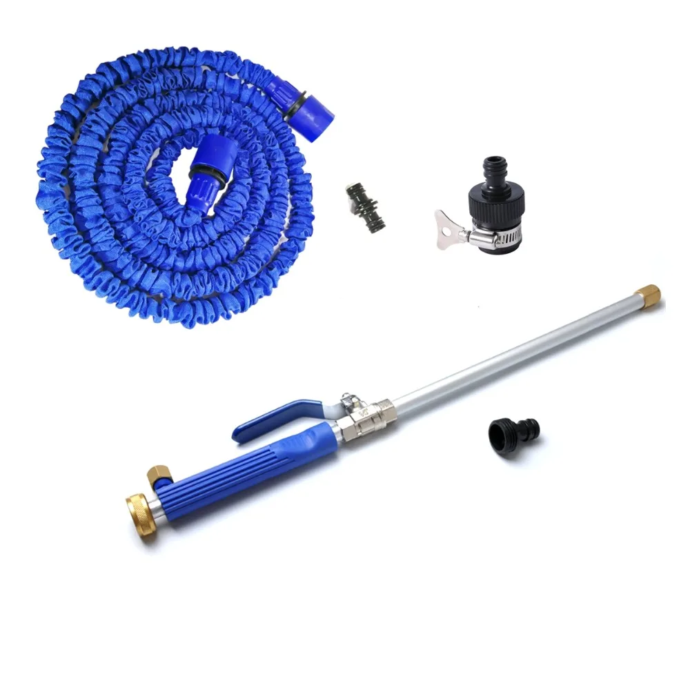 New Car High Pressure Water Gun 46cm Jet Garden Washer Hose Wand Nozzle Sprayer Watering Spray Sprinkler Cleaning Tool Set