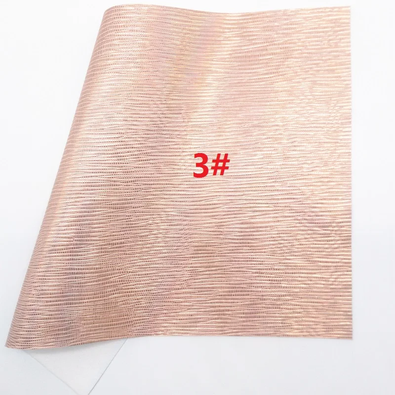 Золотые блестки Fabirc, леопардовая искусственная кожа ткань, переливающиеся синтетические кожаные листы для банта А4 " x11" Мерцание Ming XM397 - Цвет: 3