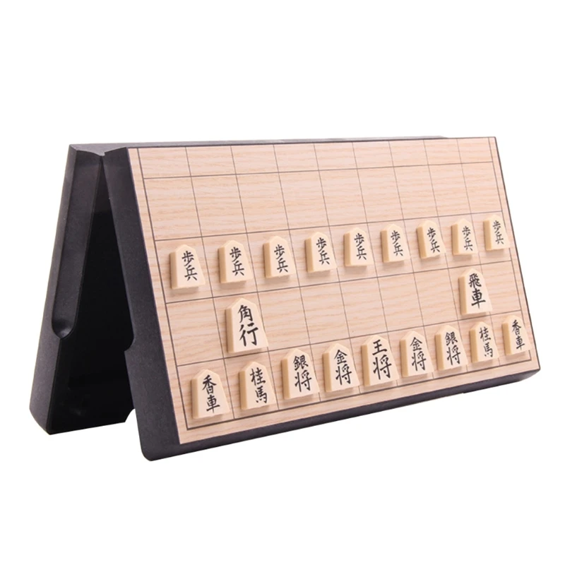 25&times;25cm/9.84x9.84in Japan Shogi Magnetic Foldable Japanese Chess Game Board Game Intelligence Toy