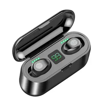 

IPX5 Waterproof Touch Mini F9 TWS Wireless Stereo Bluetooth 5.0 Charging Bin Mini Stealth Sports Headphones Wireless Bluetooth H