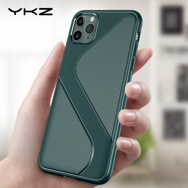 

YKZ Shockproof Mobile Phone Case for iPhone 11 Pro X Xr Xs Max Soft TPU Protective Cover for iPhone 6 7 8 Plus Protection Cases