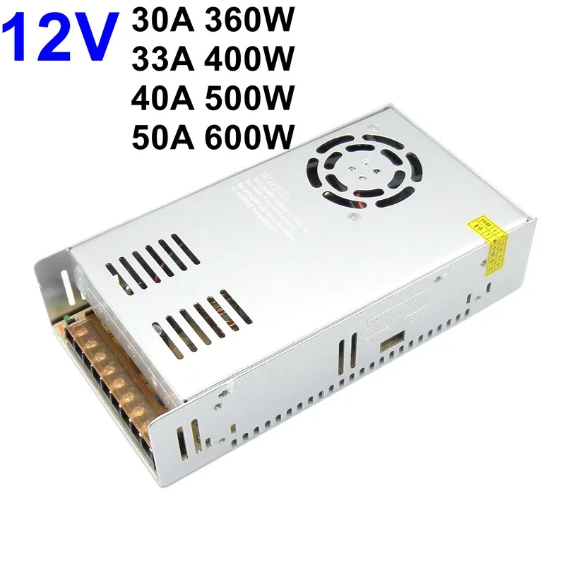 12V 30A 33A 40A 50A alimentatore a commutazione regolata 360W