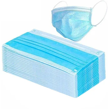 

3 Layers Disposable Mouth Face Mask Outdoor Anti Dust Wearing Respirator Health Care Virus Dust Protective Mask