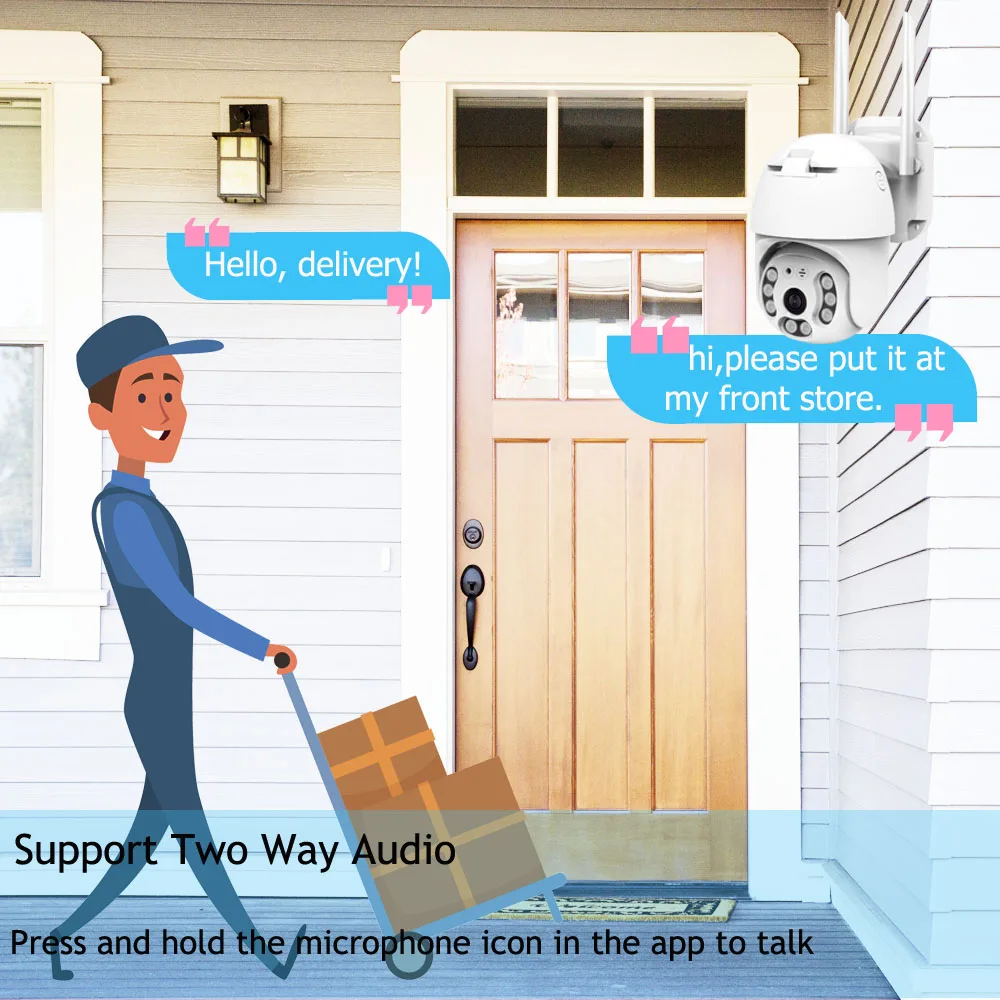  1080P IP Camera WiFi Wireless PTZ Speed Dome CCTV IR Onvif Camera Outdoor Security Surveillance Wat - 33028715434