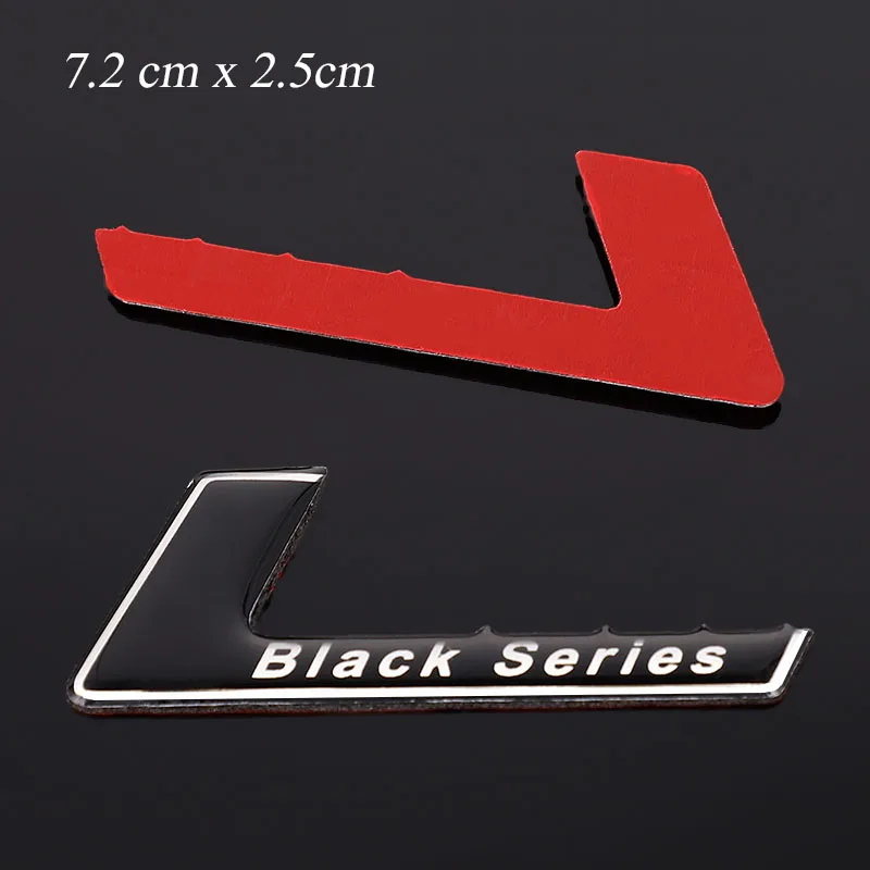 Наклейка с эмблемой автомобиля эмблемы Черная Серия логотип Стикеры для Mercedes SLS AMG W204 W203 W207 W211 W219 C63 C63 Авто Стайлинг