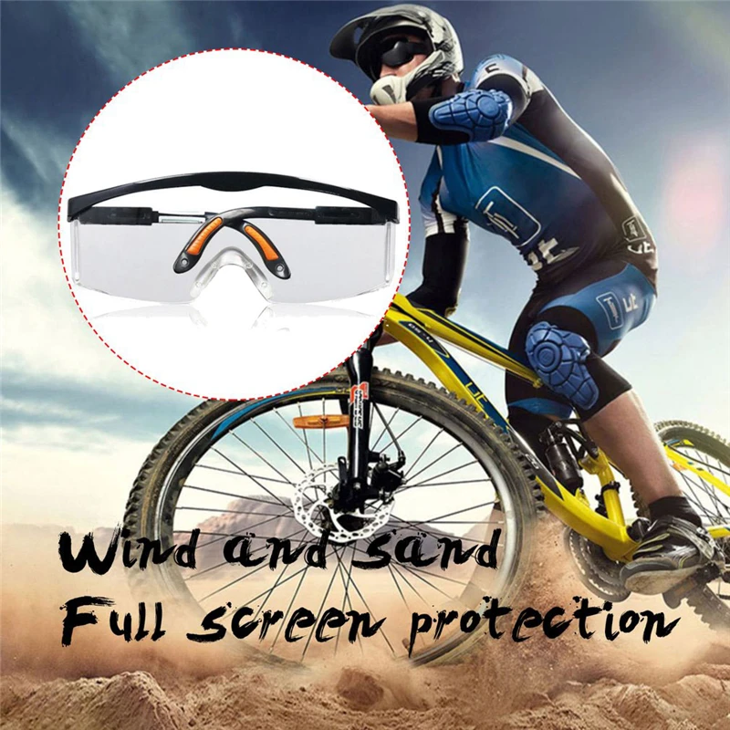 

Eye Protection Protective Safety Riding Eyewear Vented Glasses Work Lab Sand Prevention Goggles Outdoor Security Supplies PM008