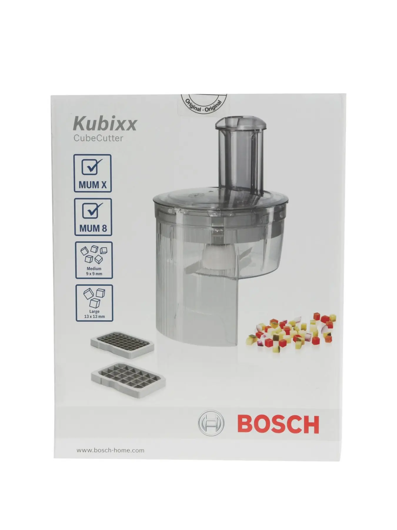 Nozzle-кубикорезка for kitchen combine mum8.... Mumxl .. original Bosch 00577339 |