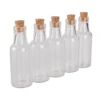 10pcs 12ml 22*60*7mm Clear Glass Jars Glass Bottles with Cork Stopper Glass Vials glass vessels Wishing bottles 1