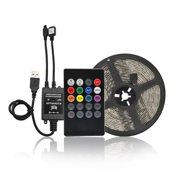 

LED Light Strip 5V Led Strip Light Waterproof Voice Control RGB Tape Diode Neon Led Ribbon Flexible Light For Room Decoration