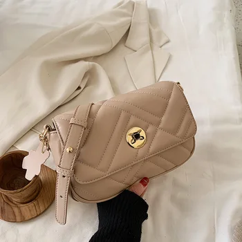 

2020 new Korean version of small fragrance rhombus chain messenger bag fashion shoulder bag female bag mini