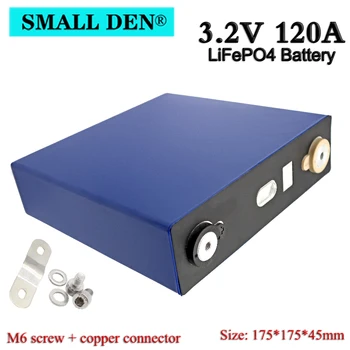 

1PCS 3.2V 120Ah LiFePO4 battery 120000mAh 24V 36V 48V maximum discharge 3C for DIY solar storage system server power supply